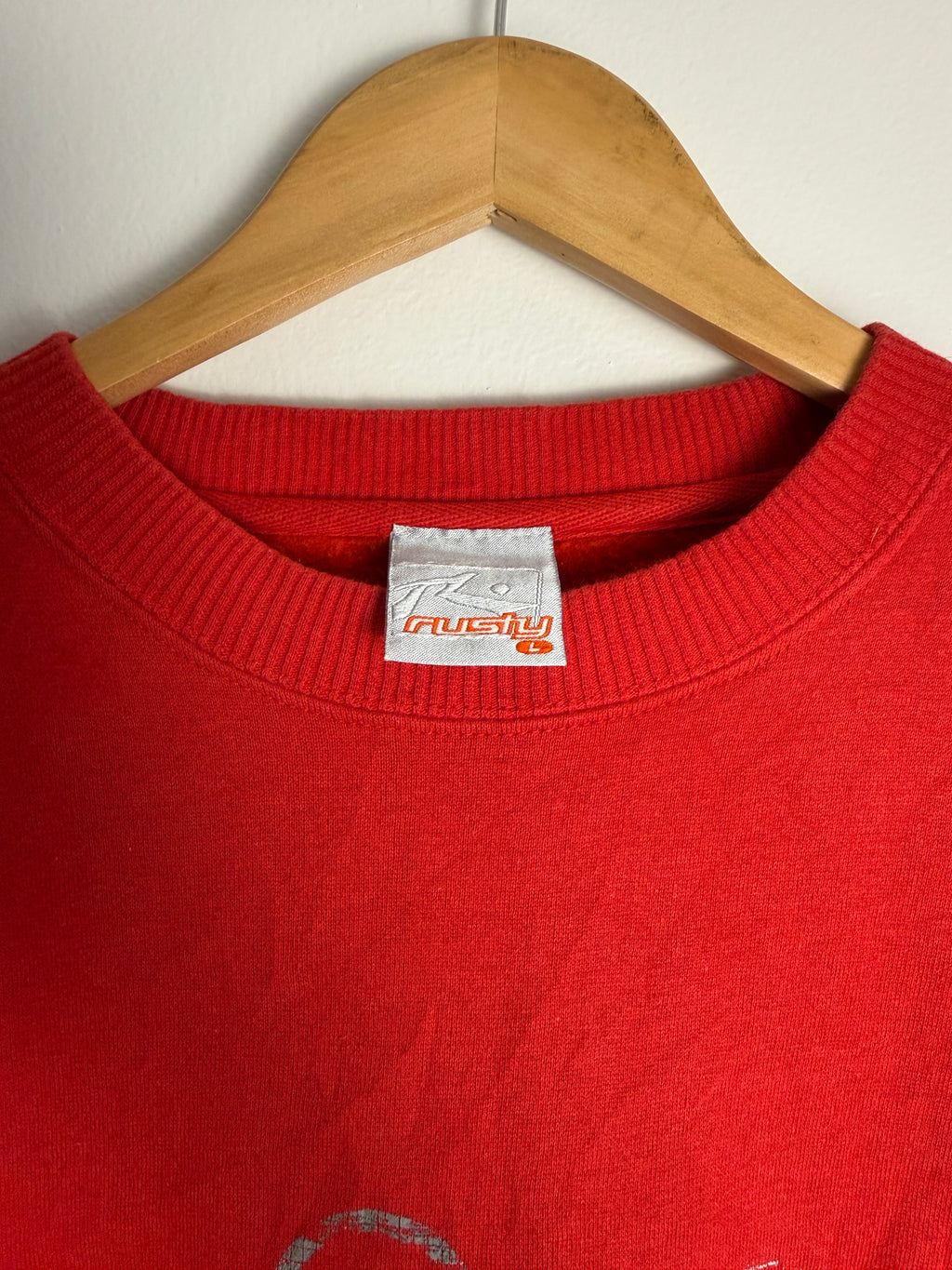 Vintage Rusty SpellOut Sweater - L