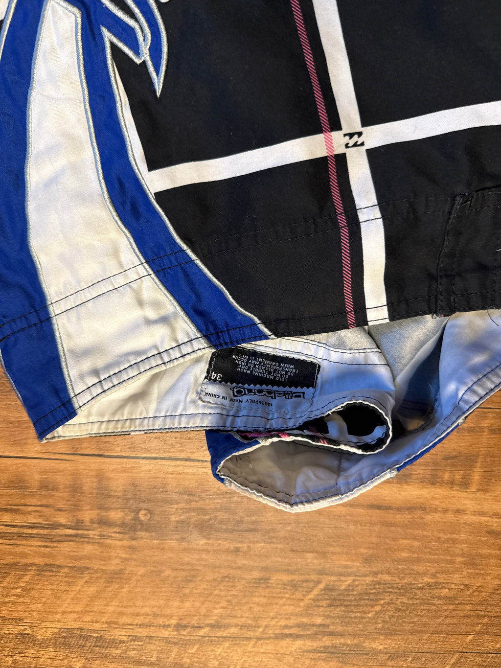 Vintage Plaid Billabong Boardshorts - 34
