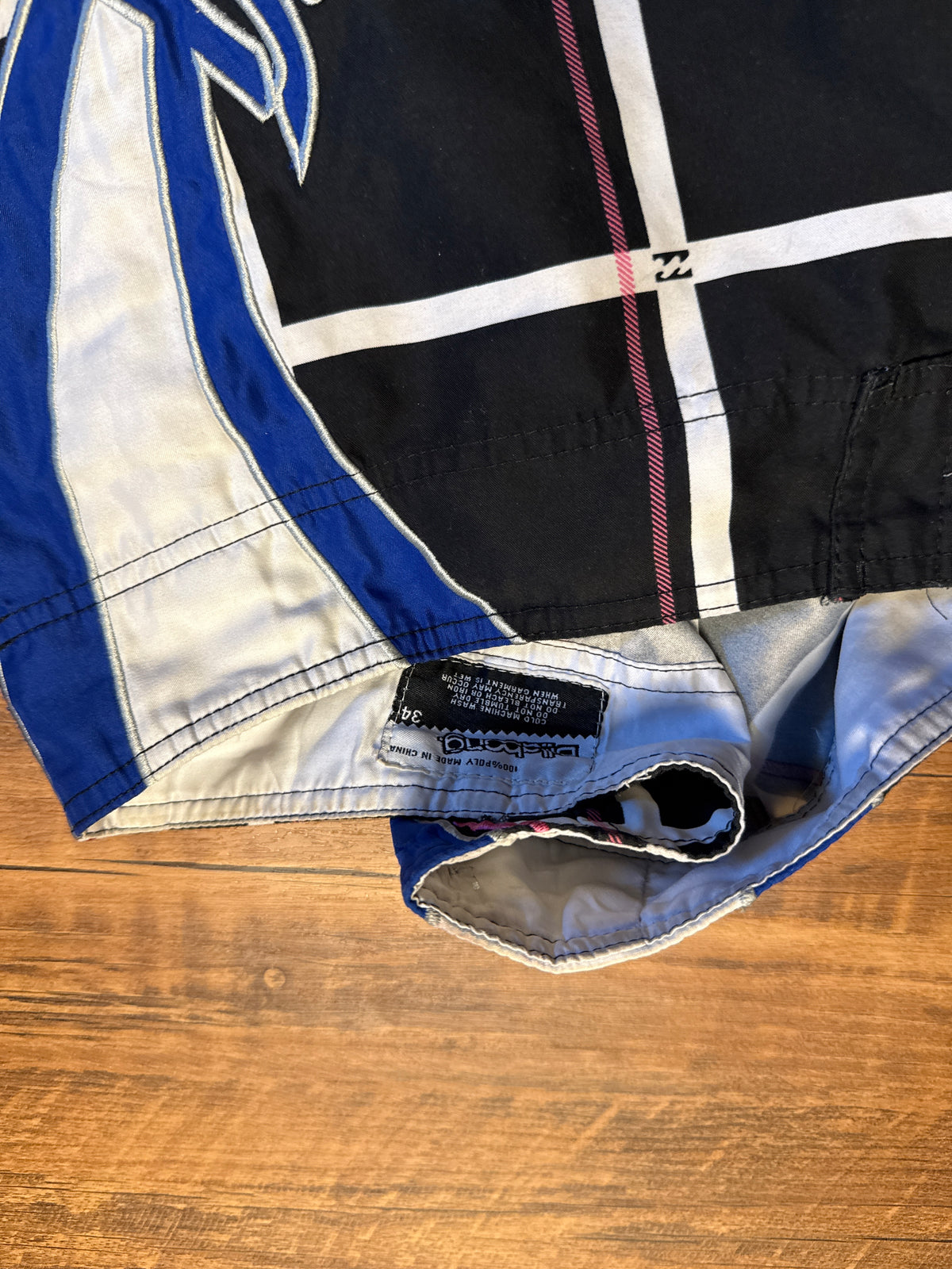 Vintage Plaid Billabong Boardshorts - 34