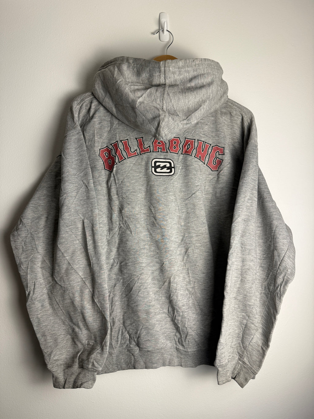 Vintage Billabong SpellOut Hoodie - L