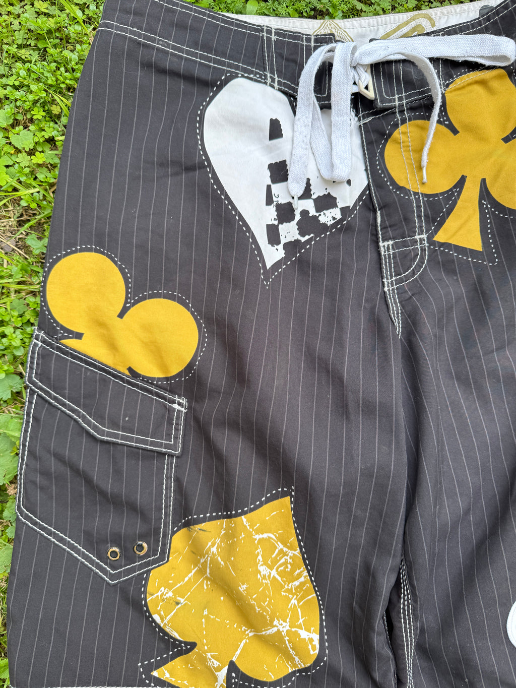 RARE Pinstripe Taj Burrow Royal Flush - 32