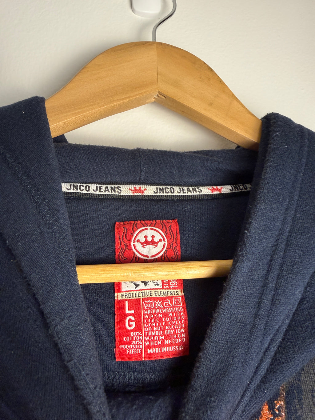 RARE Vintage JNCO Crown Hoodie - XL