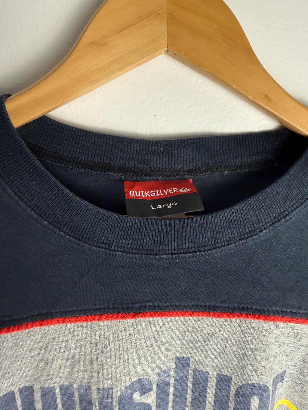RARE Vintage Two Tone Quicksilver Longsleeve - L