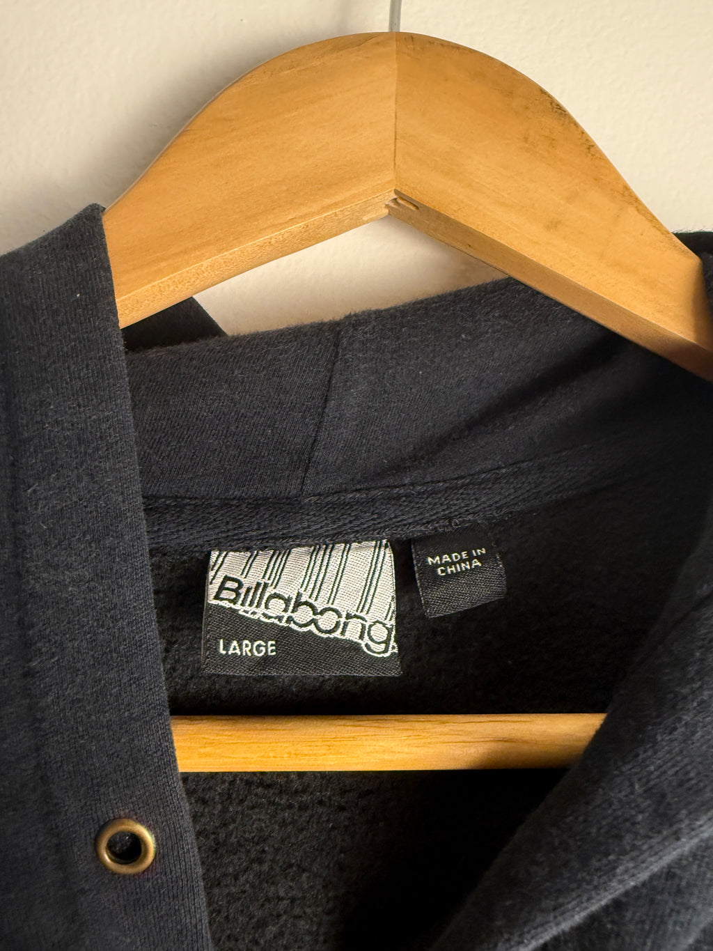 Vintage Billabong Spellout Hoodie - L