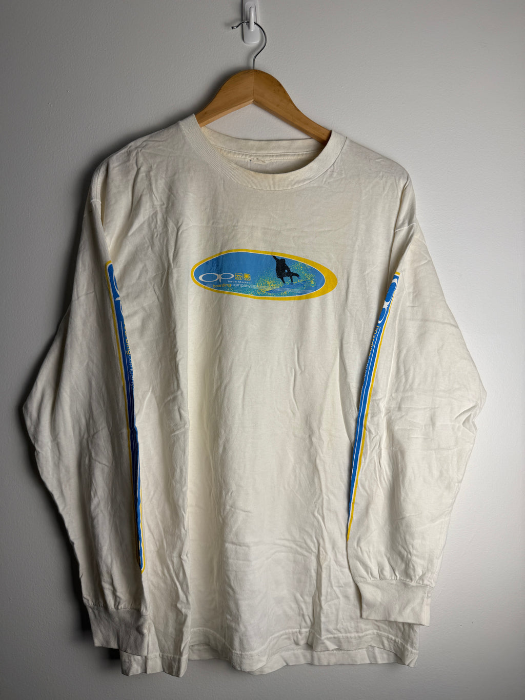 Vintage OP Irl Surfer Tri Hit Longsleeve - L