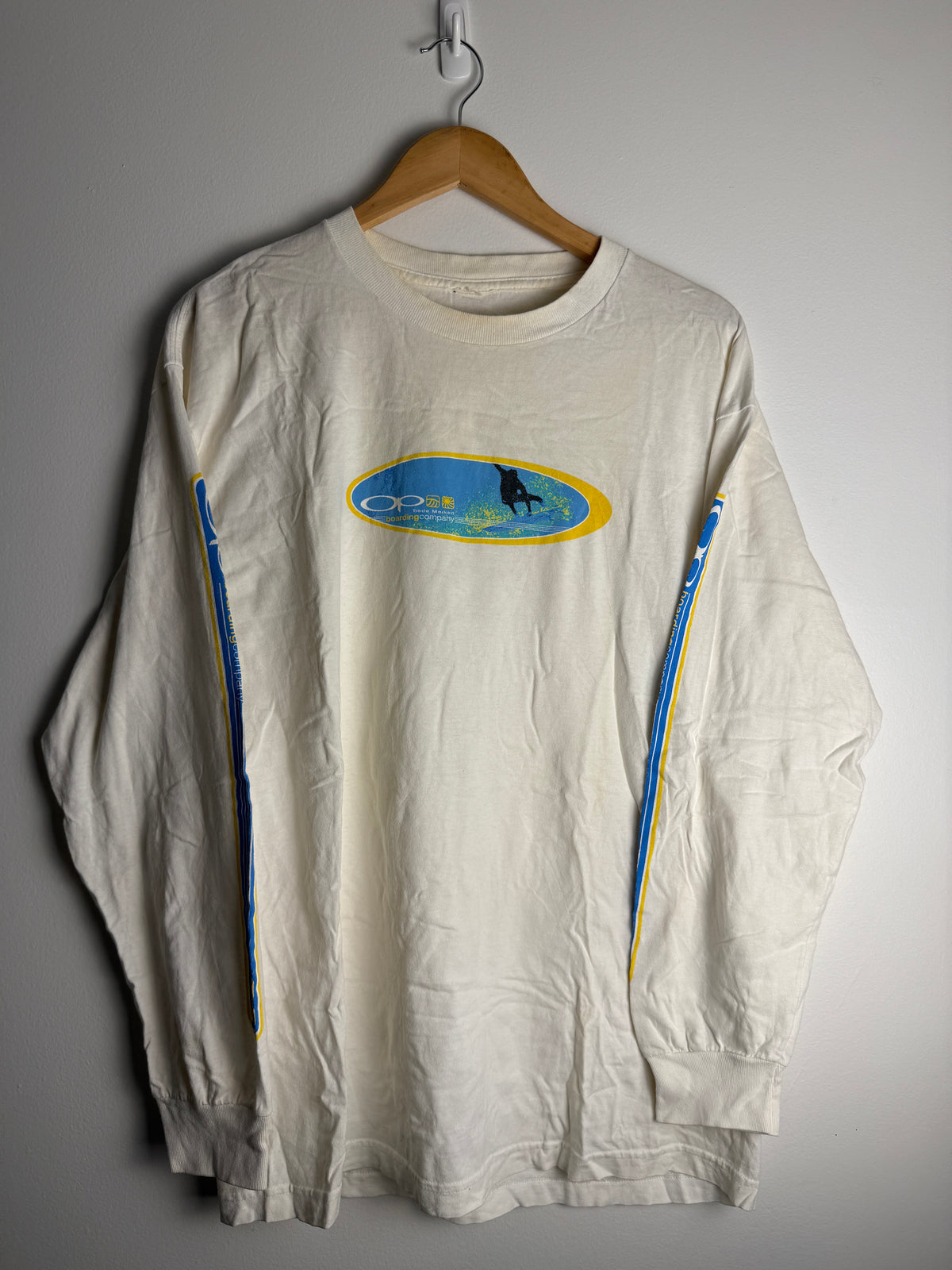 Vintage OP Irl Surfer Tri Hit Longsleeve - L