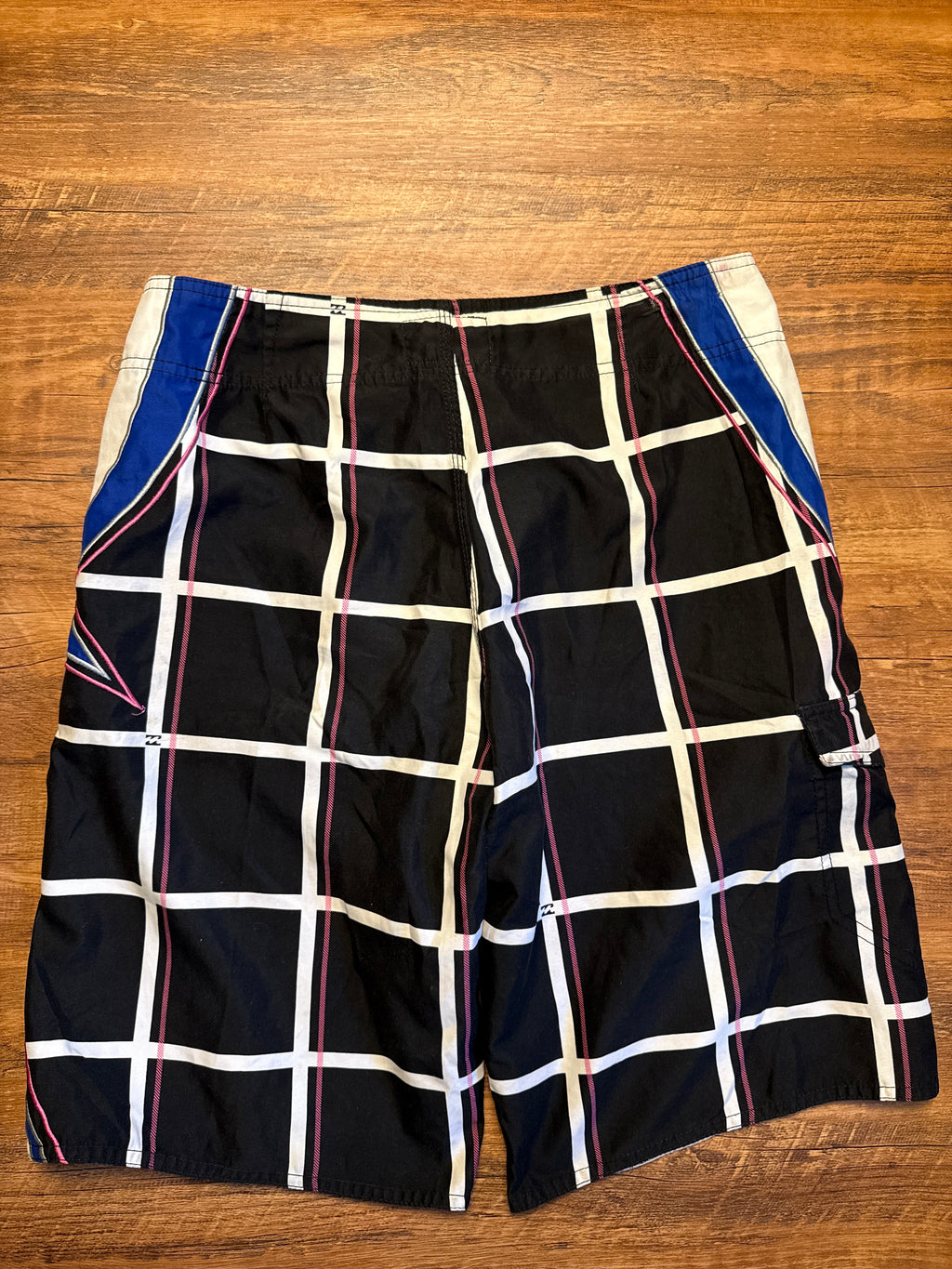 Vintage Plaid Billabong Boardshorts - 34
