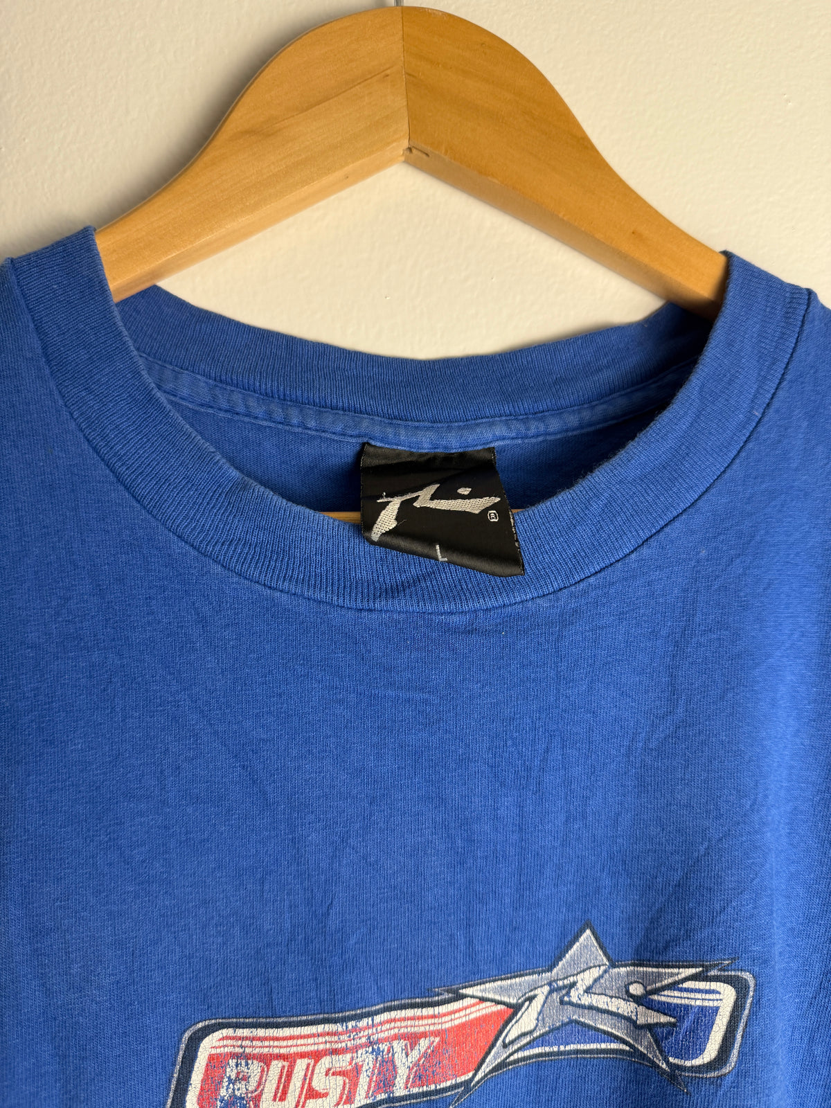 Vintage Rusty Spellout T-Shirt - L