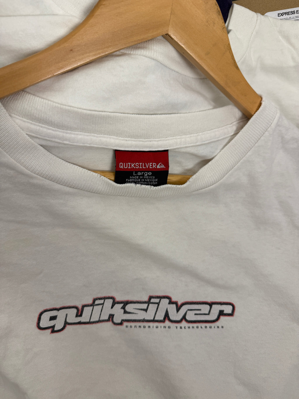 Vintage Quicksilver Quad Hit Longsleeve - L