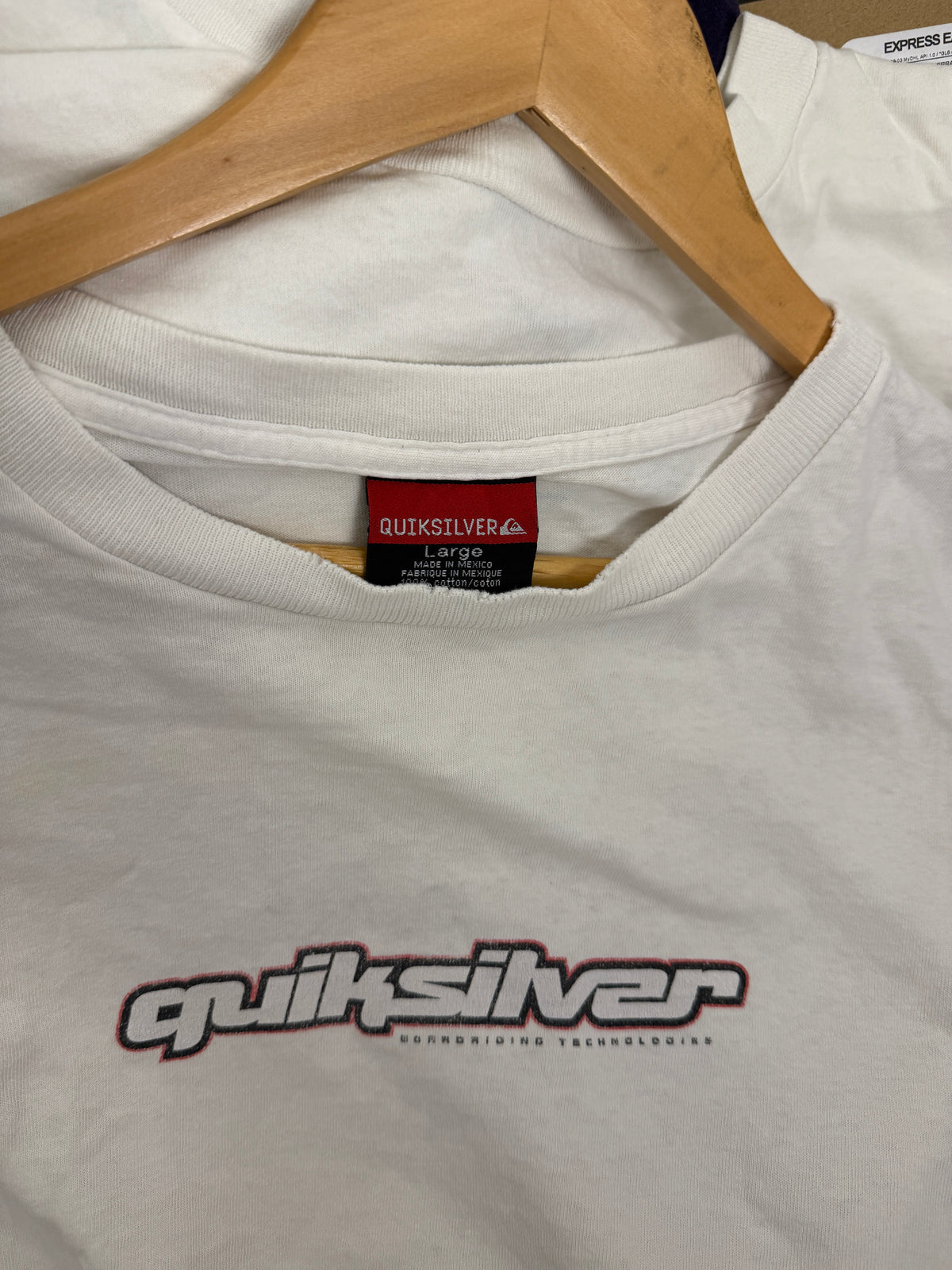 Vintage Quicksilver Quad Hit Longsleeve - L