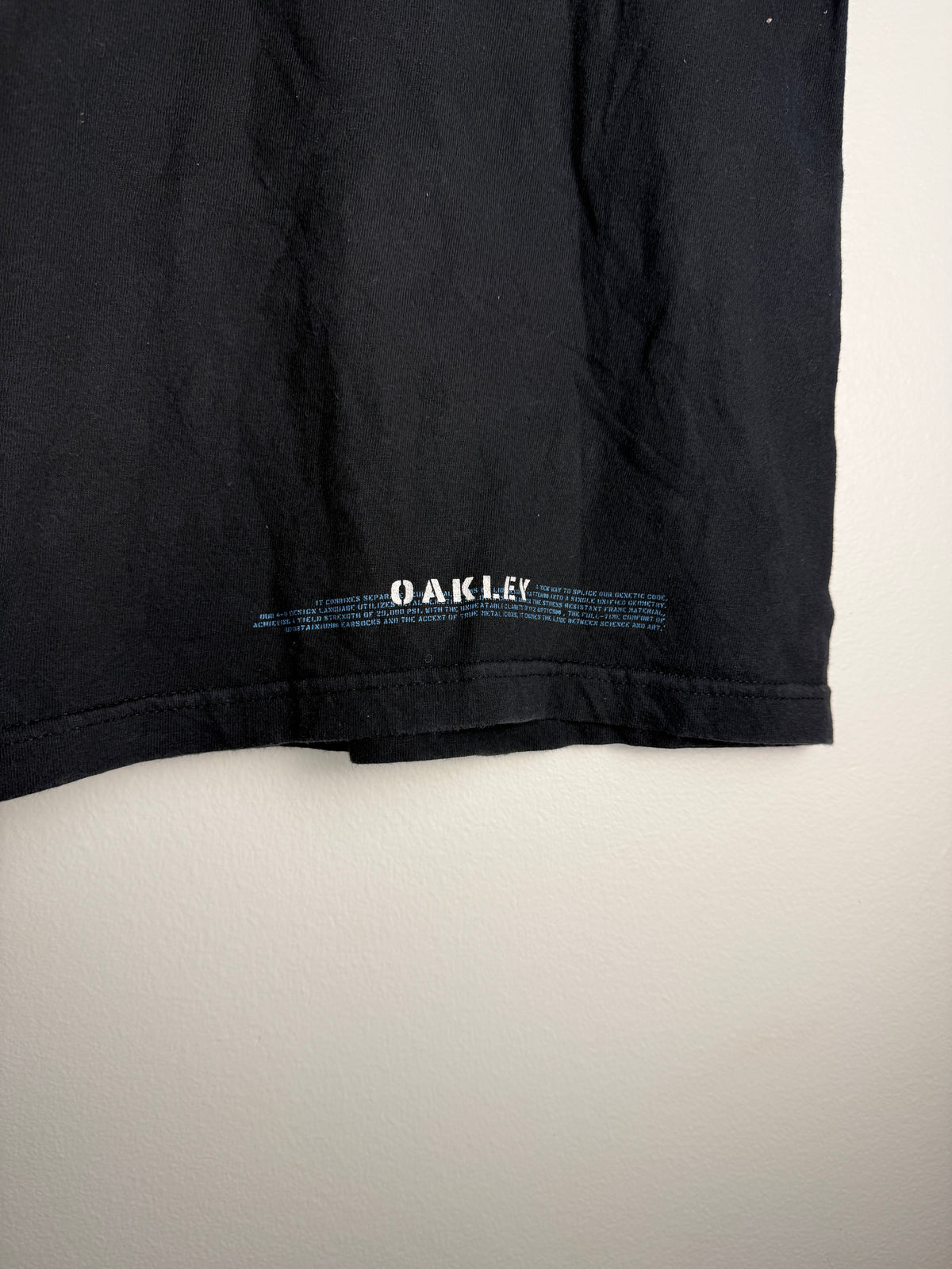 Vintage Oakley SpellOut T-Shirt - S