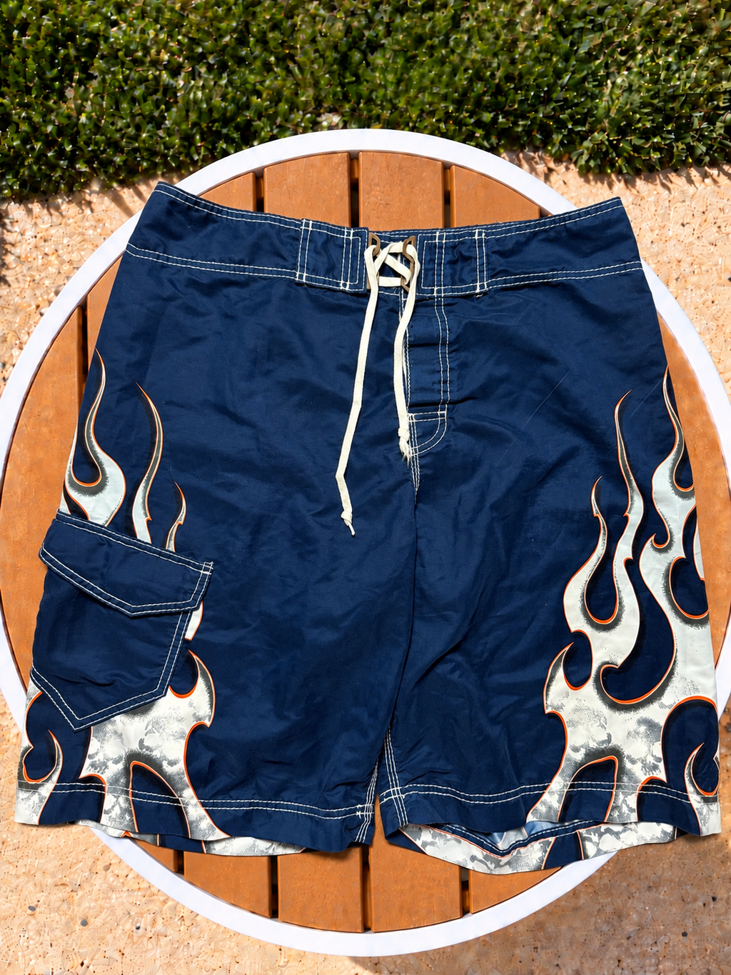RARE Vintage Billabong Flame Boardshorts - 34