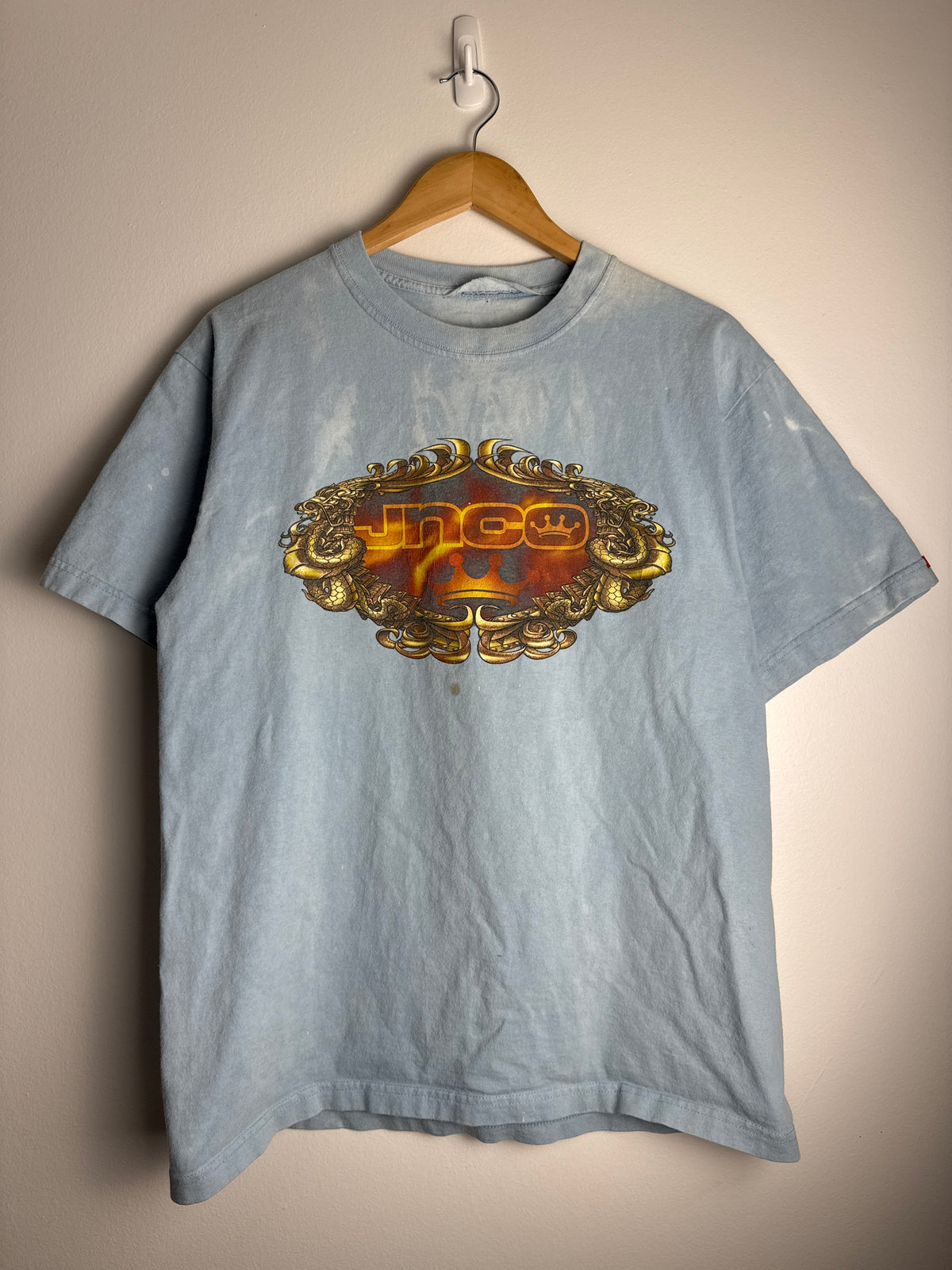 Vintage JNCO Flaming Surfboard T-Shirt - L/XL