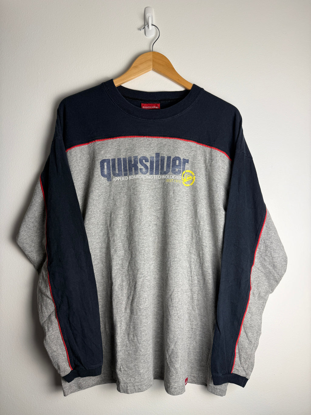 RARE Vintage Two Tone Quicksilver Longsleeve - L