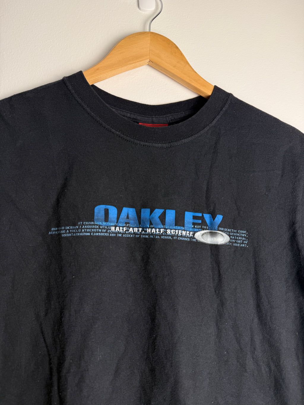 Vintage Oakley SpellOut T-Shirt - S