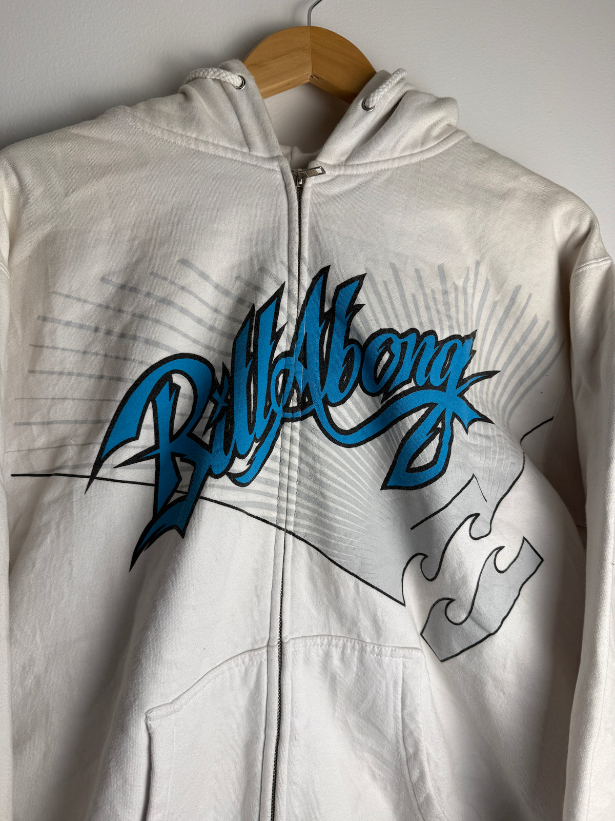 Vintage Y2K Billabong Zip-Up Hoodie - L