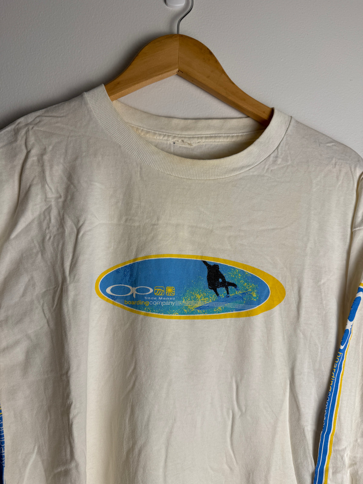 Vintage OP Irl Surfer Tri Hit Longsleeve - L