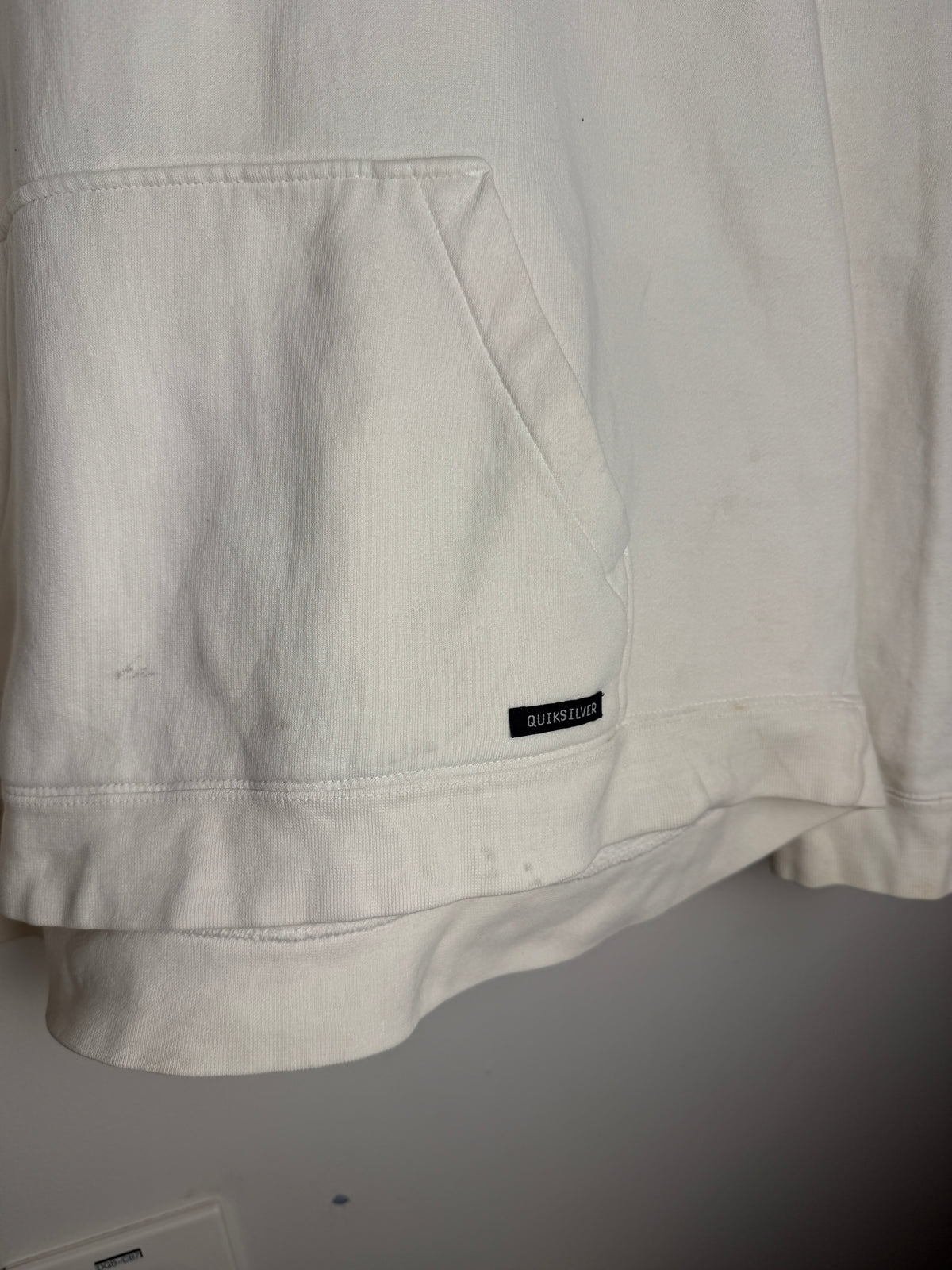 RARE Vintage Quicksilver Spellout Hoodie - L