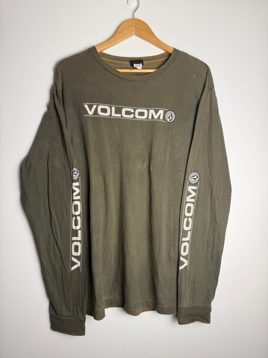 Vintage Volcom Tri Hit Longsleeve - L
