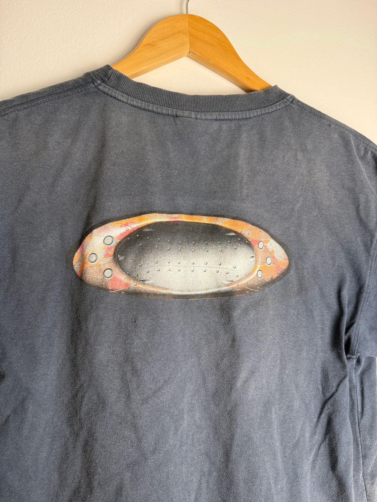 Vintage Oakley SpellOut T-Shirt - M