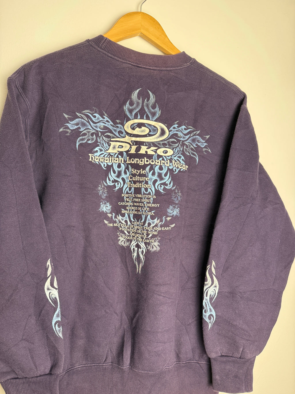 RARE Purple Piko Quad Hit Sweater - M