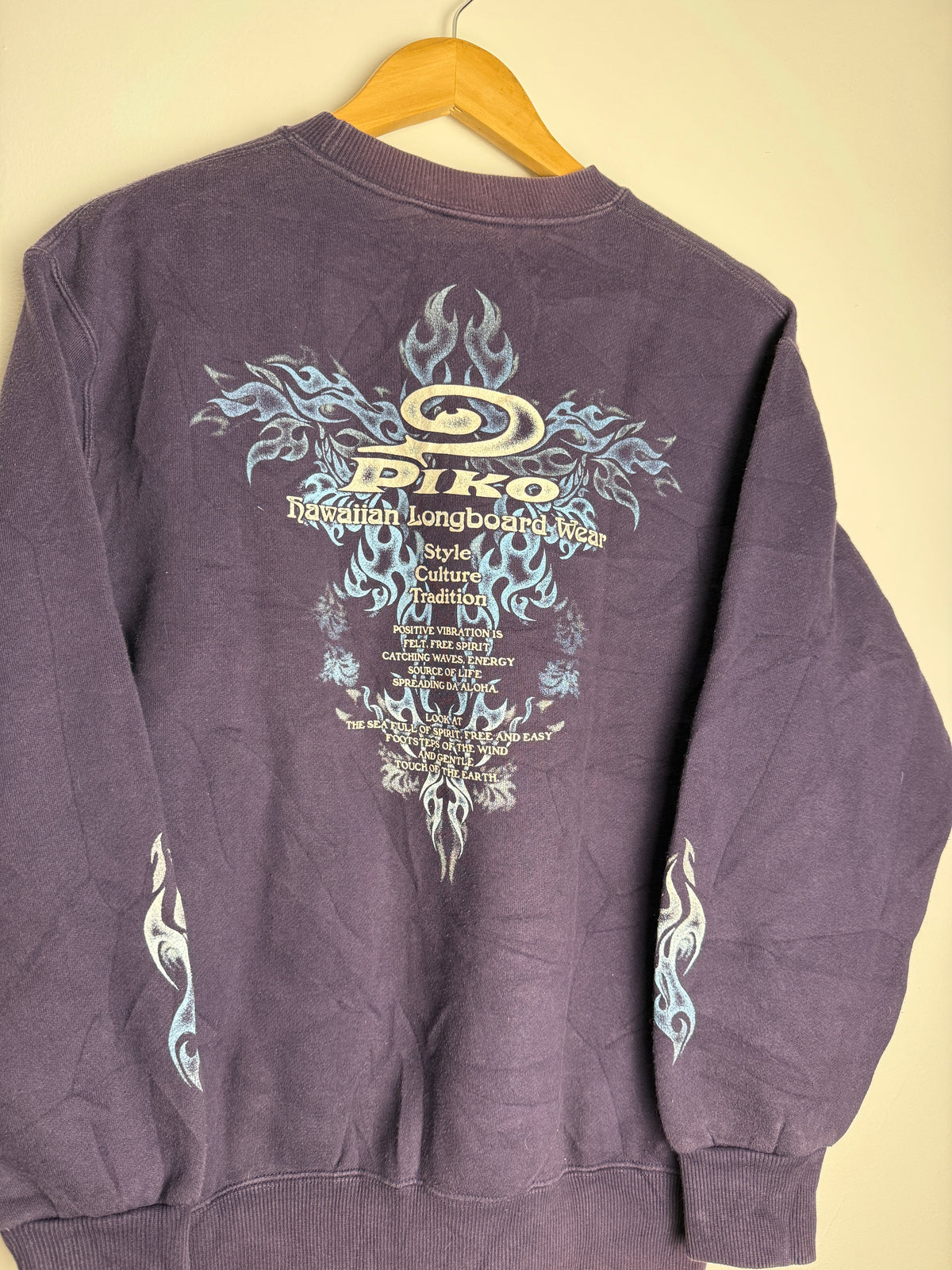 RARE Purple Piko Quad Hit Sweater - M