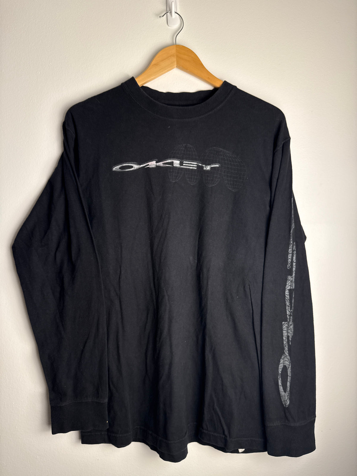 Vintage Oakley Spellout Longsleeve - L