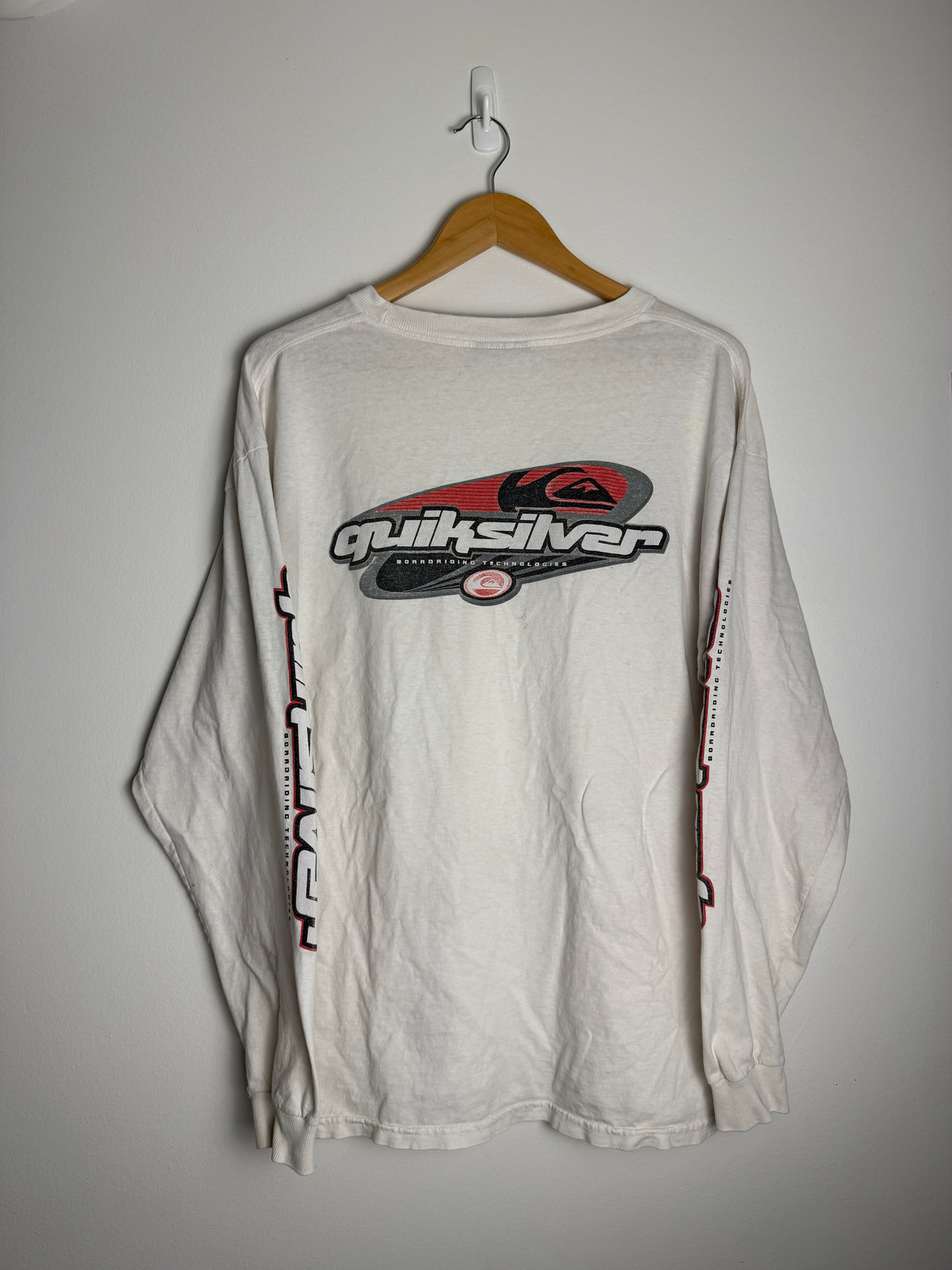 Vintage Quicksilver Quad Hit Longsleeve - L