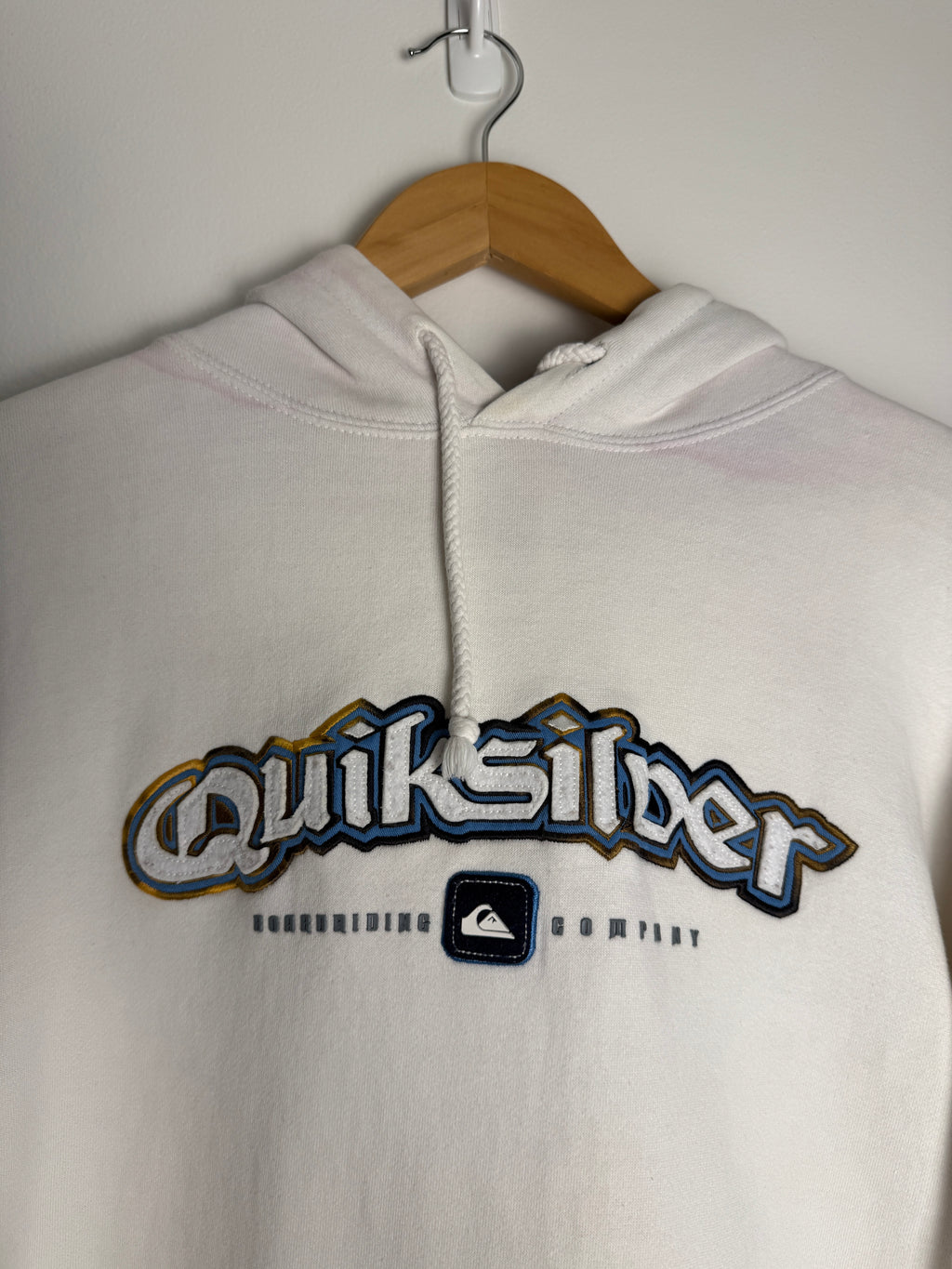 RARE Vintage Quicksilver Spellout Hoodie - L