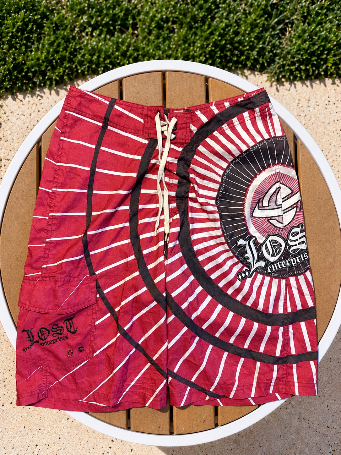 Pink Vintage Lost Graphic Boardies - 30