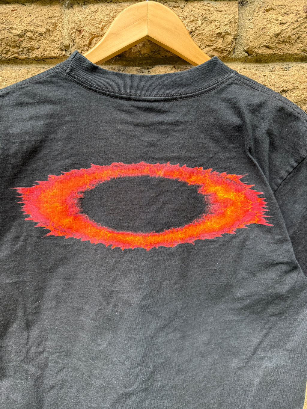Vintage Oakley Software Flame T-Shirt - L