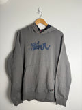 Vintage Quicksilver SpellOut Hoodie - L