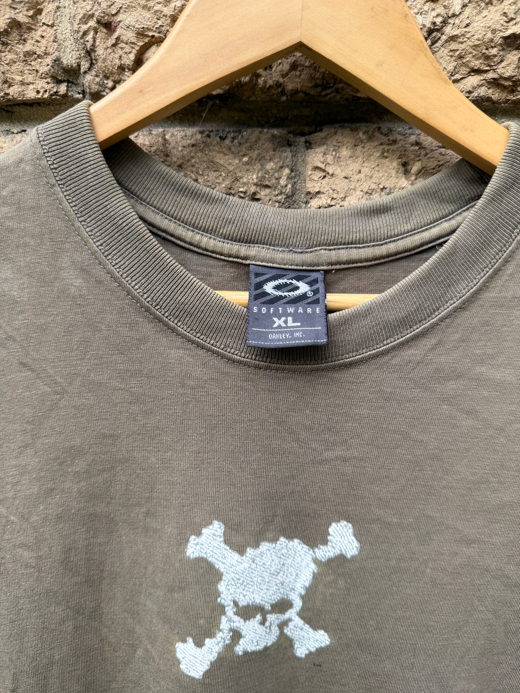 Vintage Oakley Software Skull T-Shirt - XL