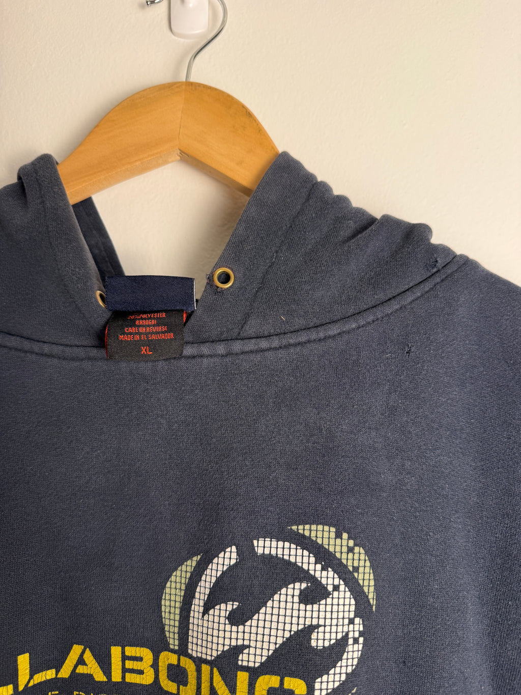 Vintage Billabong SpellOut Hoodie - XL
