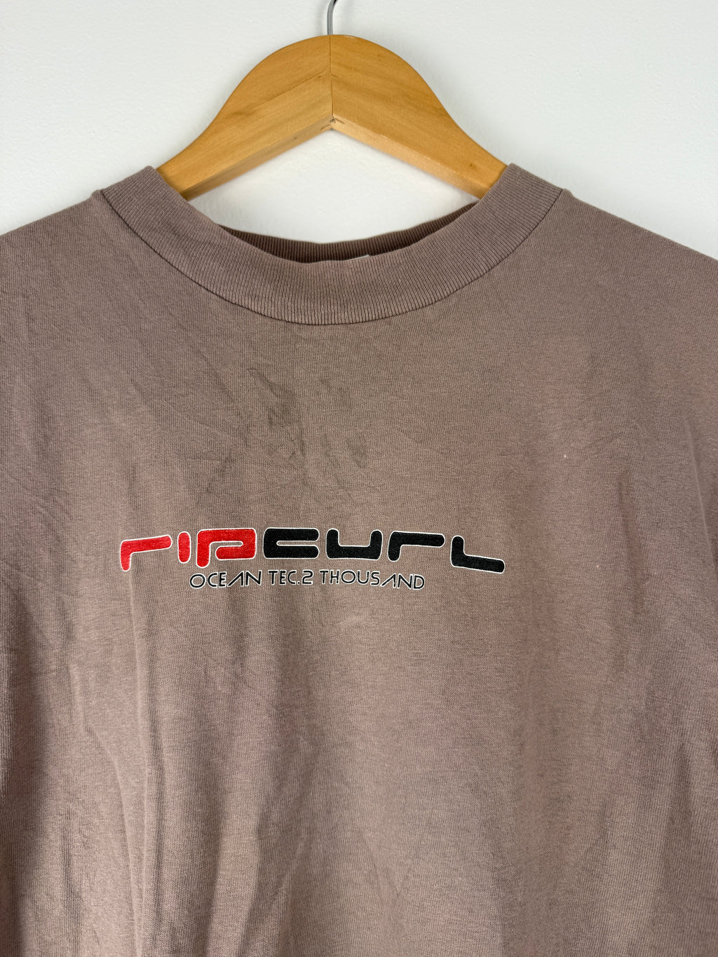 Vintage Ripcurl IRL Surfer SpellOut T-Shirt - M