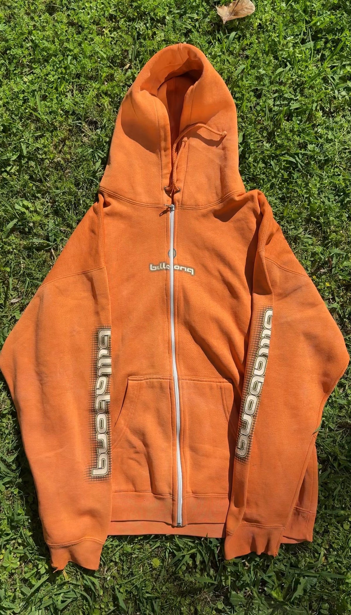 RARE Vintage Billabong Quad Hit Zip-Up Hoodie - L