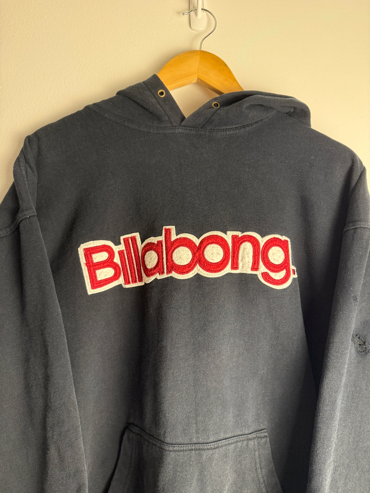 Vintage Billabong Spellout Hoodie - L