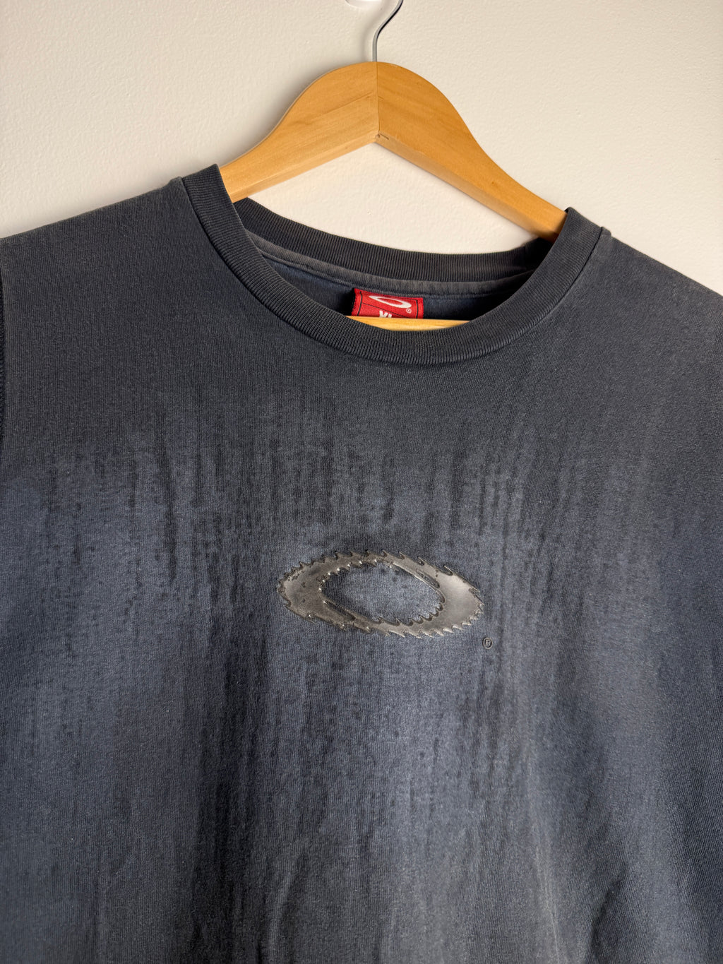 Vintage Faded Oakley Software T-Shirt - XL