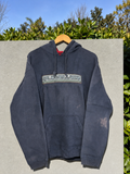 Vintage Quicksilver SpellOut Hoodie - L