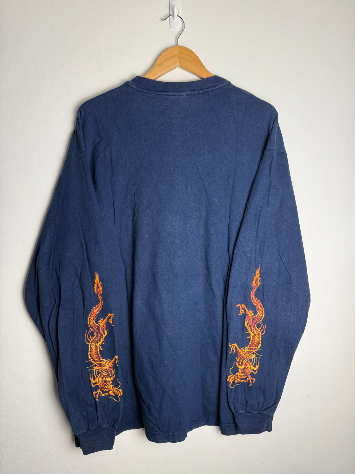 RARE Vintage Double SleeveHit No Fear Longsleeve - L/XL