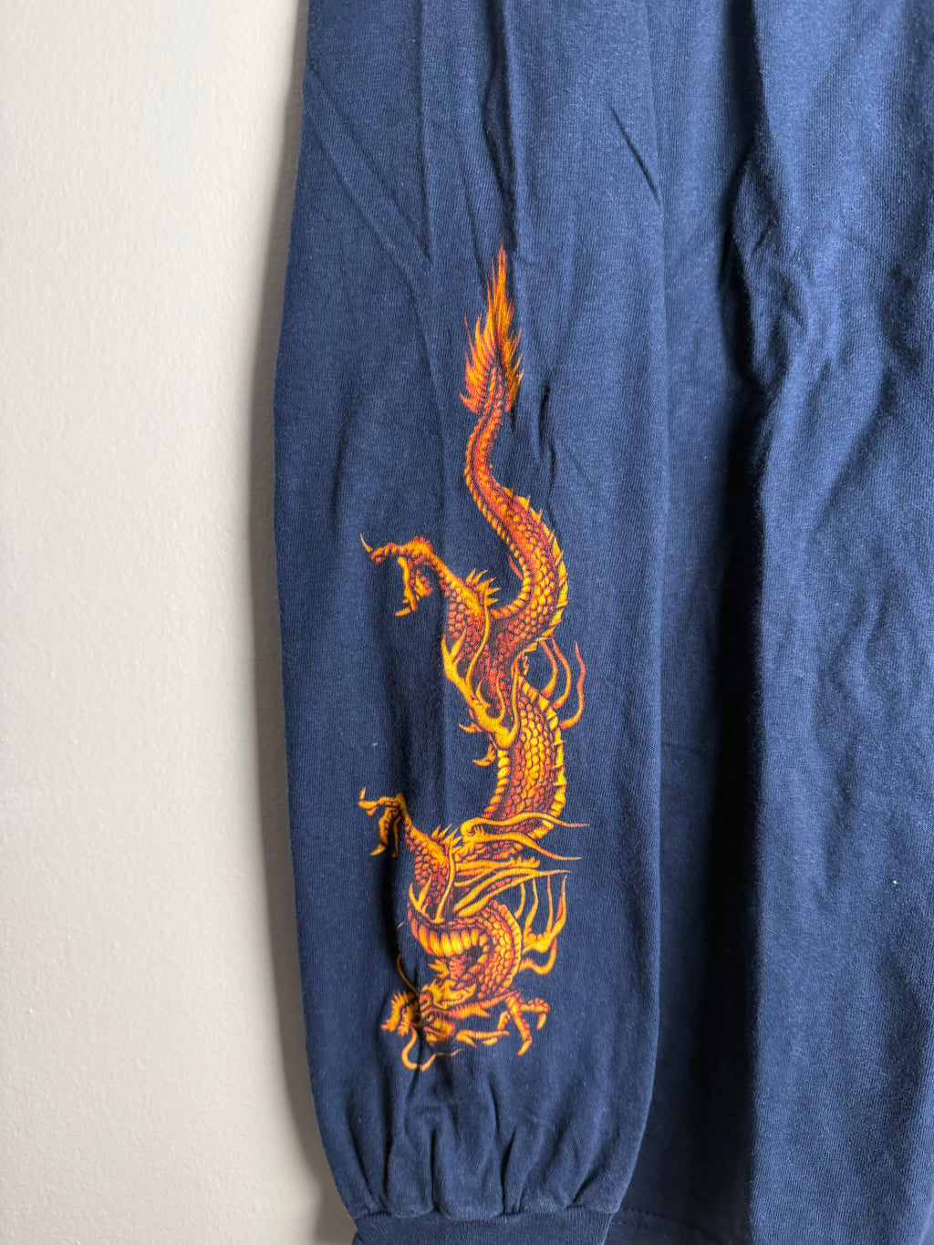 RARE Vintage Double SleeveHit No Fear Longsleeve - L/XL
