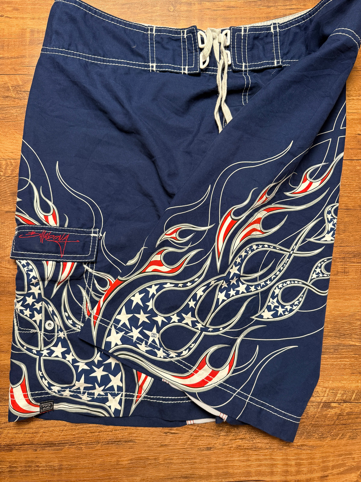 RARE Vintage Billabong Flame Boardies - 34