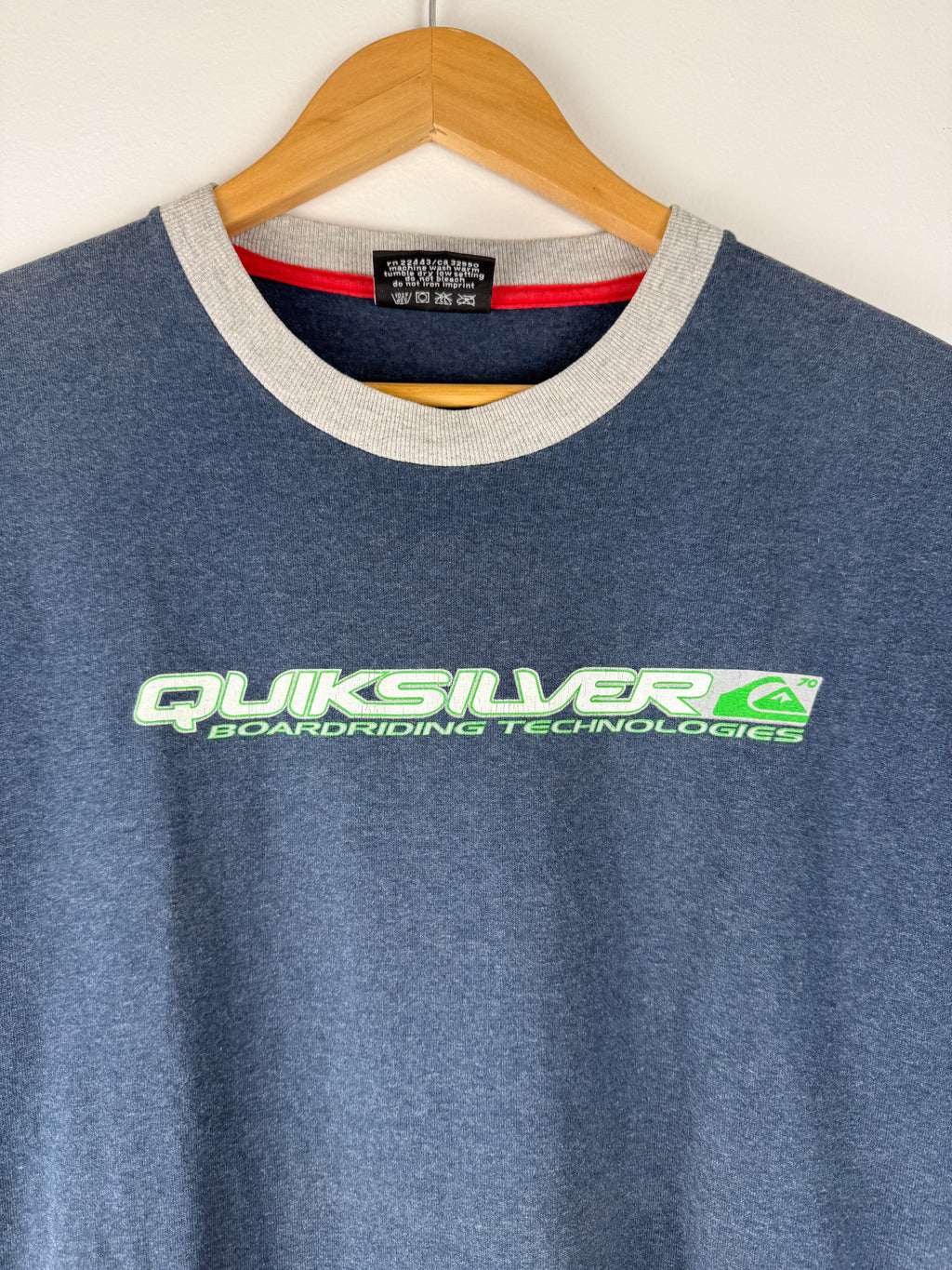 Vintage Quicksilver Ringer T-Shirt - L