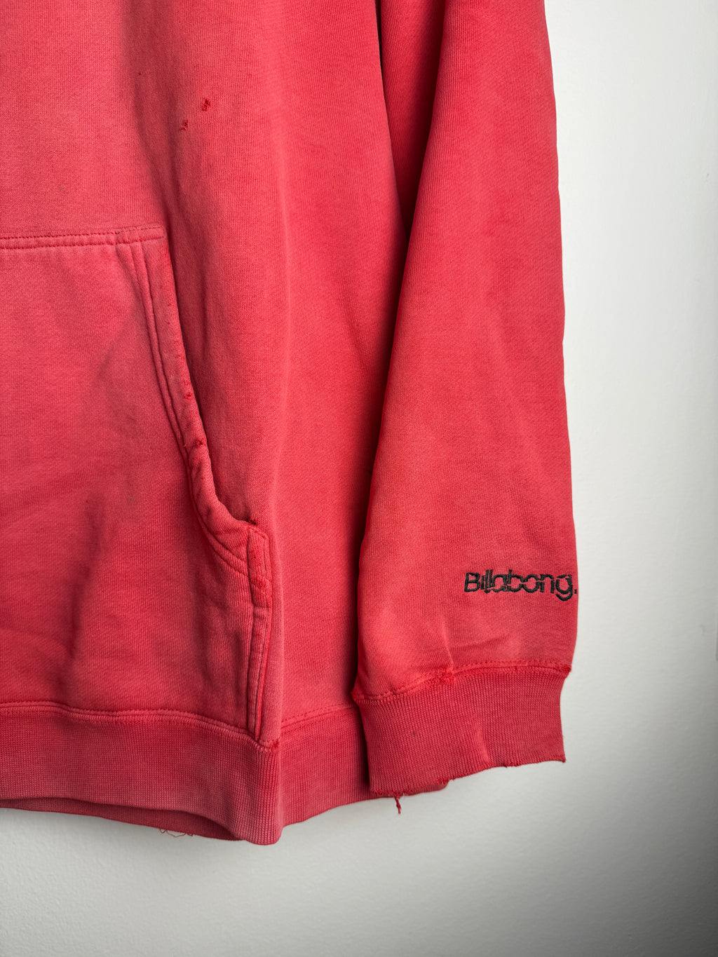 Vintage Faded Billabong SpellOut Hoodie - L/XL