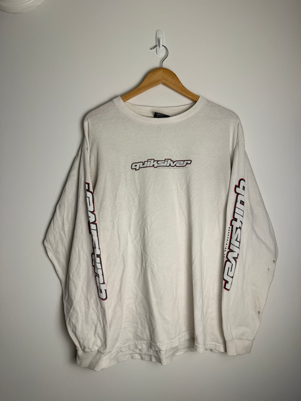 Vintage Quicksilver Quad Hit Longsleeve - L