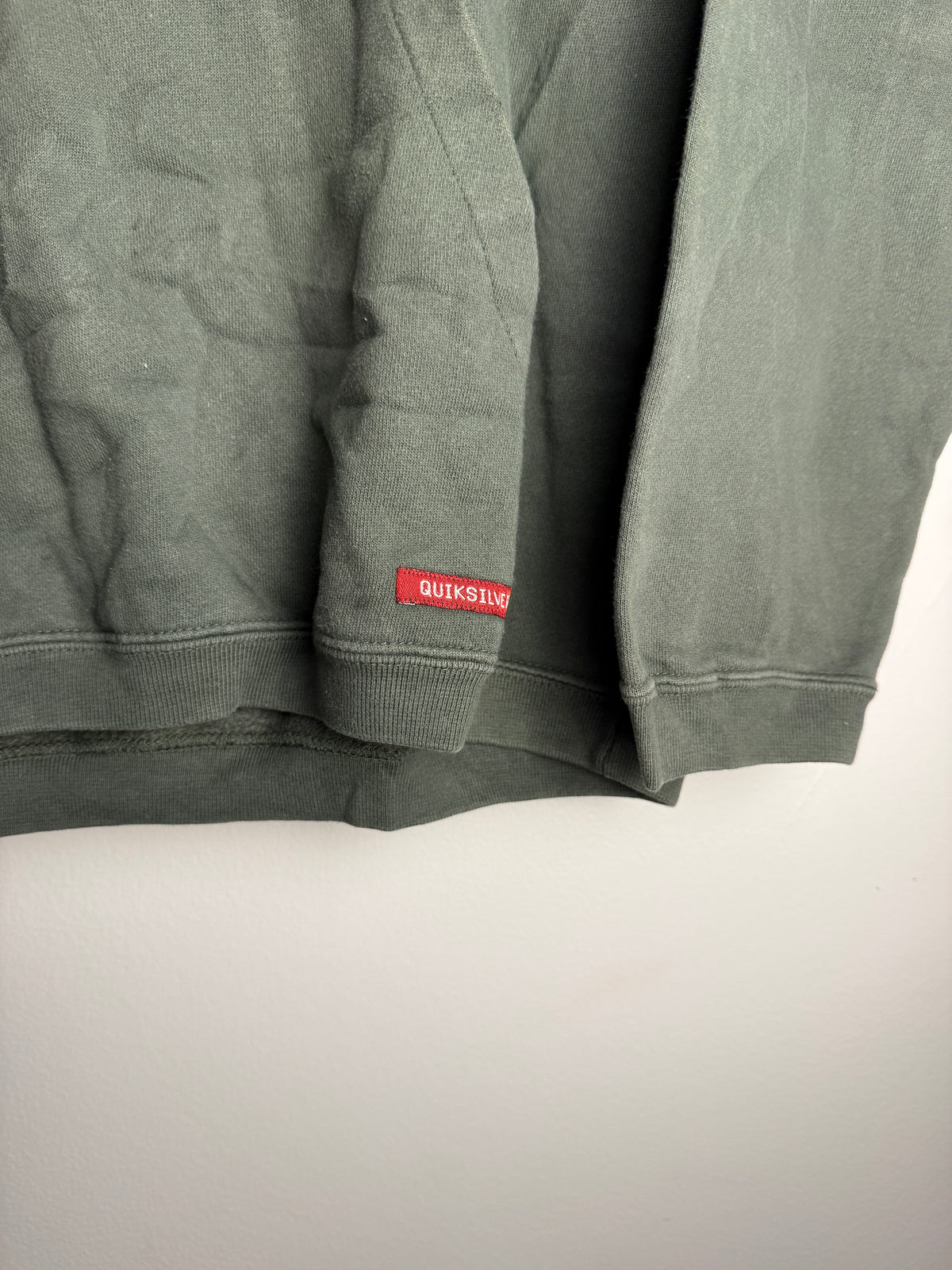 Vintage Quicksilver SpellOut Hoodie - M