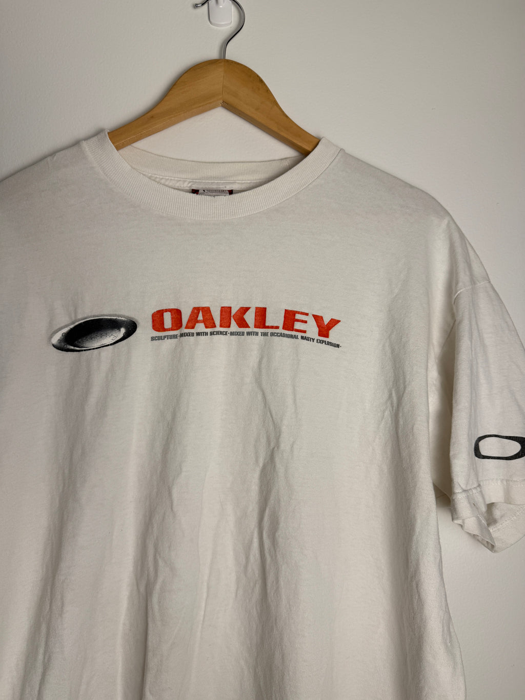 Vintage Oakley SpellOut T-Shirt - XL