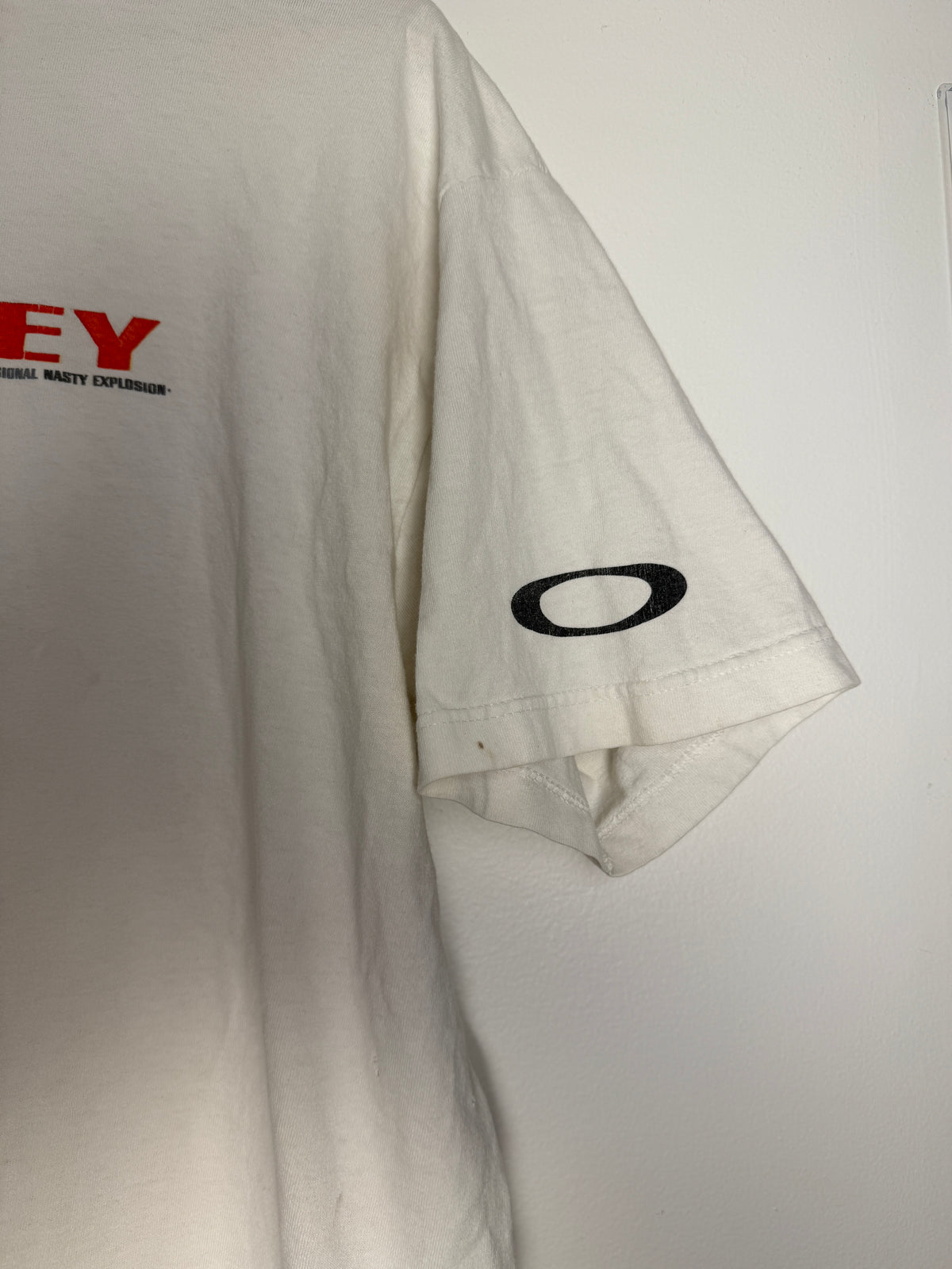 Vintage Oakley SpellOut T-Shirt - XL