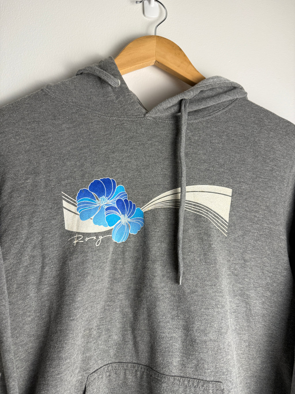 Womens Vintage Roxy Tri Hit Hoodie - M/L