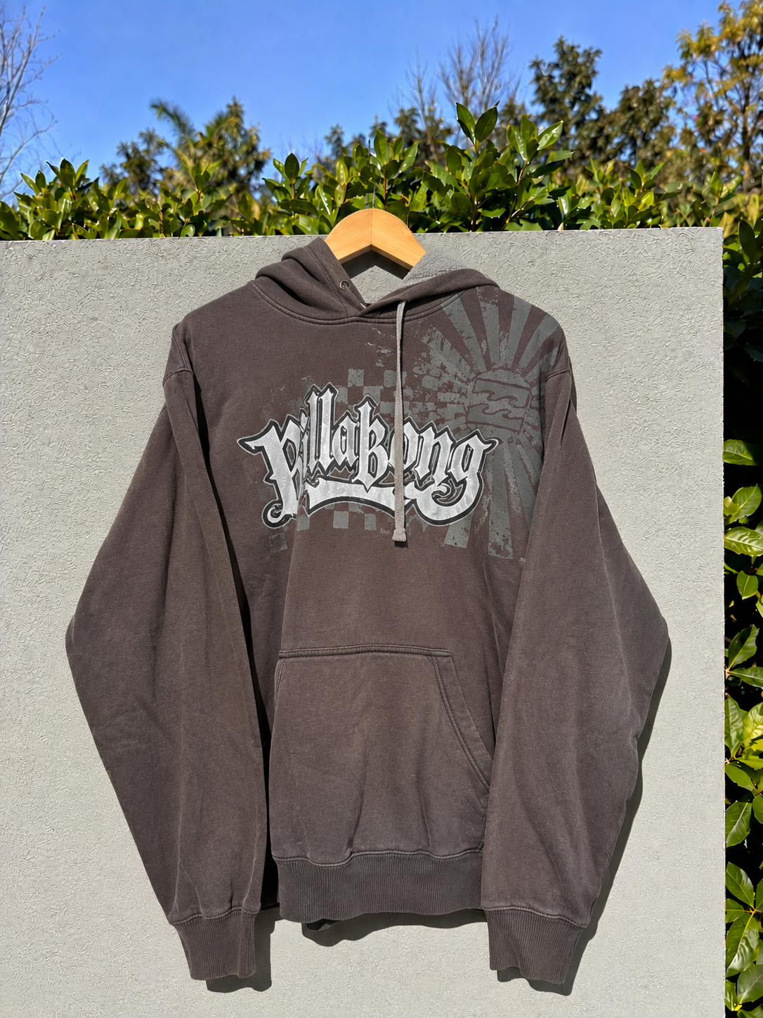 Vintage Billabong Spellout Hoodie - L